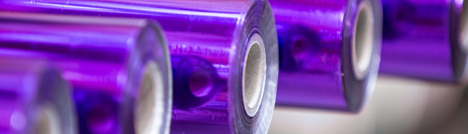 coloured metallic foils